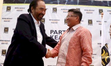 Shohibul Iman & Surya Paloh Berjumpa, Betulkan Loby Dukungan Cawagub Mereka?