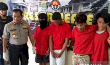 Empat Buronan Begal yang Resahkan Warga Akhirnya Bertekuk Lutut oleh Polisi