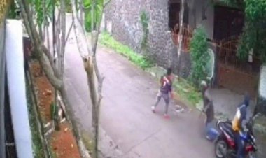 Viral, Aksi ABG Depok Ini Duel Dua Begal Bercelurit