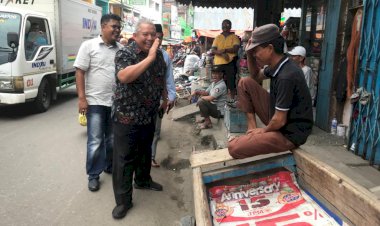 Di Kota Jambi, Safrial Dapat Dukungan Dari PKL