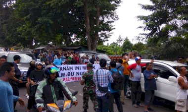 Breaking News!!! Kedatangan Polisi dan TNI di lokasi Eksekusi Tanah Paal Merah Dihadang Masa