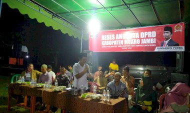 Anggota DPRD Muarojambi Sumarsen Purba Reses di Desa Simpang Sungaiduren