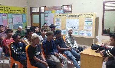 Kasus Pengeroyokan Warga Sekernan Muarojambi Berakhir Damai di Polsek