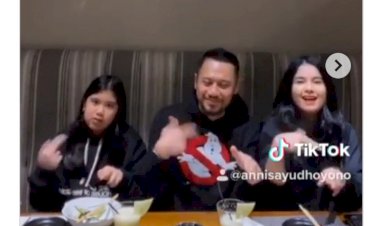 Agus Yudhoyono Main Tik Tok, Demokrat: Suami Idaman yang Mau Main Tik Tok Demi Anak dan Istri