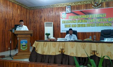 Seluruh OPD di Sarolangun Sampaikan LKPJ 2019 ke Bupati