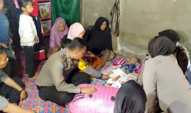 Polres Bungo Bikin 'Gemar Beruntung' Bantu Balita Alami Gizi Buruk