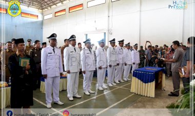 Bupati Tanjab Timur Lantik Kades Terpilih