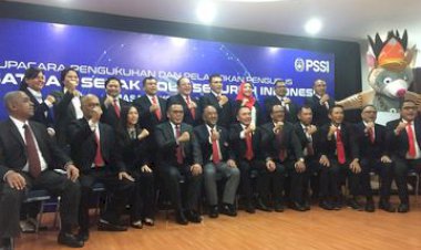 Ini Dia Susunan Lengkap Pengurus PSSI yang Baru Dilantik