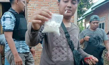Bandar Narkoba di Bathin II Pelayang Bungo-Jambi Dibekuk Polisi, Meski Pelaku Sempat Kabur