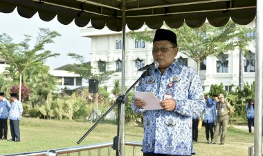 Pimpin Upacara Kedisiplinan, Gubernur Tekankan ASN Taat Bayar Pajak