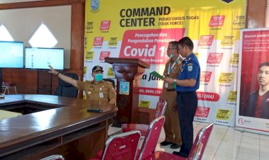 Tinjau Ruang Comand Centre Covid-19, Fasha: Ini Kayak Pasar