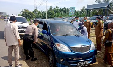 Gugus Tugas Bungo Cek Perbatasan, Kapolres: Setiap Penumpang Wajib Diperiksa!