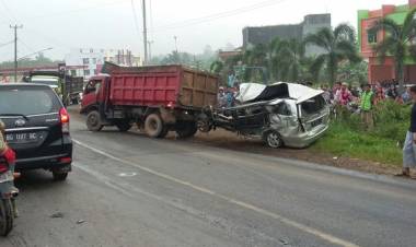 Ini kronologi kecelakaan beruntun yang tewaskan 7 orang di Banyuasin