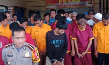 Selama Dua Bulan 23 Pelaku Kejahatan Jalanan Dibekuk Polresta Jambi