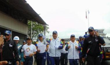 Masyarakat Sorong sambut Kirab Obor Asian Games