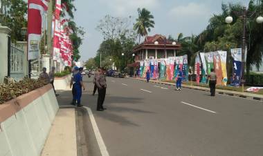 Menunggu Api Obor Asian Games, Pengamanan Rumah Dinas Gubernur Jambi Diperketat