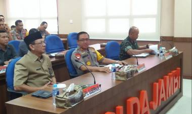Korem 042 Gapu, Polda dan Pemprov Jambi Siap Sukseskan Pemilu Serentak 2019