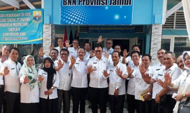 24 Peserta Lelang Jabatan Pemprov Jambi Tes Urine di BNN Provinsi, Ini Hasilnya