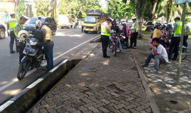 27 Pengendara Diberikan Surat Tilang oleh Satlantas Polresta Jambi
