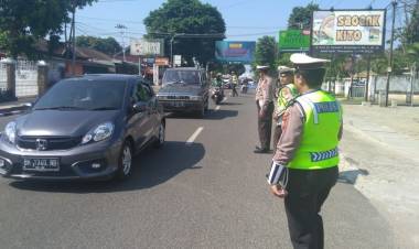 Razia Rutin, Satlantas Polresta Jambi Tilang 43 Kendaraan