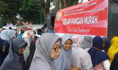 Tugu Keris Jadi Lokasi Satgas Pangan Jambi… 