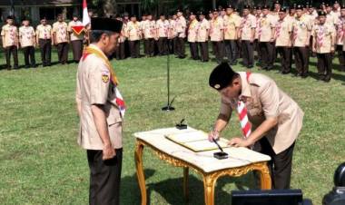 Dihadapan Habibie, SBY, Buwas Minta Pramuka Terus Promosikan Persatuan