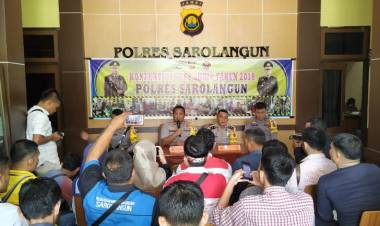 Tindak Kriminal di Sarolangun Menurun, Kasus Narkoba & Lakalantas Naik