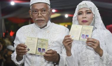 Aa Gym Beri Nasehat 557 Pasang Ikut Nikah Massal di Malam Pergantian Tahun 