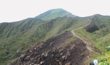 40 Hektare Kawasan Taman Wisata Alam Gunung Api Bukit Kaba Rusak, Ini Penyebanya…