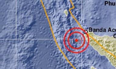 Gempa 5,7 SR Guncang Sabang