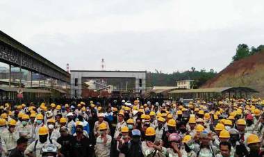 Ribuan Karyawan PT.IMIP Morowali Hentikan Aksi Mogok Kerja