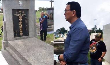 Cerita Ahok Pulang Kampung Kunjungi Makam Ayahnya di Belitung Timur