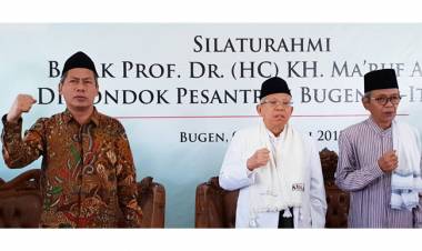 Ma'ruf Amin: Anggaran Pendidikan Rp400 Triliun Tapi Tak Mengalir ke Pondok Pesantren