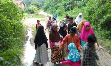 Sering Dibahas, Namun Jalan Lingkungan Sridadi Tak Kunjung Dibangun