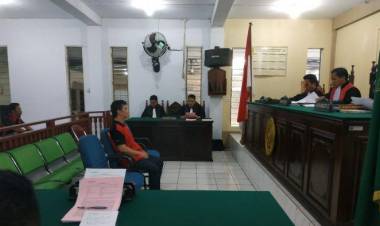 Terdiam, Effendi Pembawa Sabu 7,2 Kg Dituntut Jaksa Sanggau Hukuman Mati