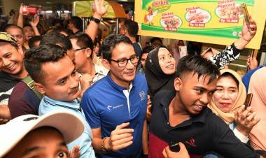 Dicegat dan Pasang Spanduk 01, Sandiaga: Tak Masalah Tetap Optimis di Jatim