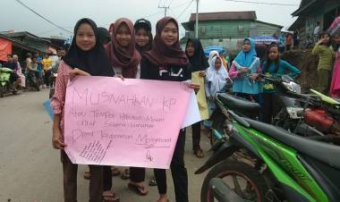 Resah Soal Warem, Ratusan Warga dan Milenial di Sei Tebal Merangin Unjuk Rasa