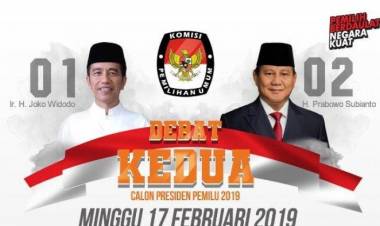 Enam Segmen Pada Debat Capres Kedua Ini
