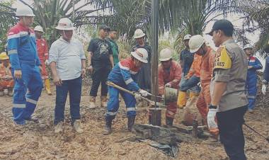 Pasca Kebakaran, Pertamina EP dan Polda Jambi Tutup 25 Sumur Minyak Ilegal Batanghari