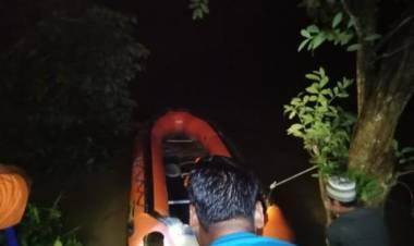 Pagi Ini, Pencarian Warga Kuap yang Tenggelam di Sungai Batanghari Dilanjutkan