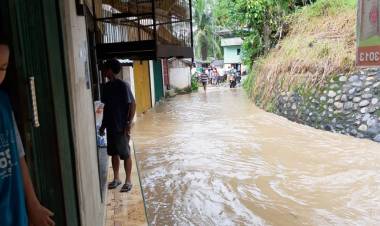Hujan Lebat Rumah dan Sawah di Batangasai Sarolangun Terendam Banjir