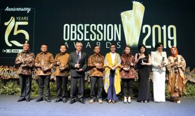 Jokowi dan Sejumlah Menteri Dapat Penghargaan dari Obsession Awards 2019