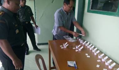 Cemas, Prajurit Kodim 0420 Sarko Tes Urine Mendadak