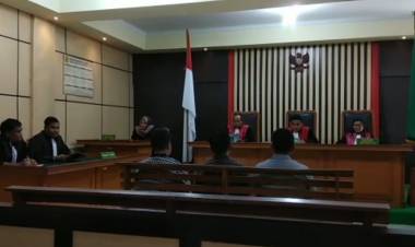 Diduga Korupsi Fee Dana Desa Hasil Panen Pohon Akasia, 3 Karyawan PT WKS Ajukan Eksepsi