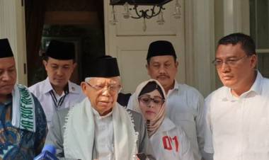 Hoaks Server KPU, Ma'ruf: Kalau Kalah Nanti Disalahkan KPU