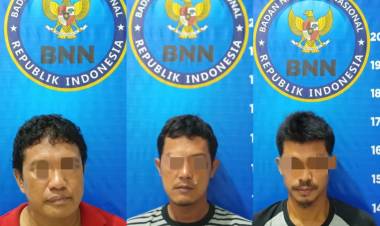 Tiga Pelaku Dibekuk, BNNP Jambi Gagalkan Transaksi Sabu 1 Kilogram