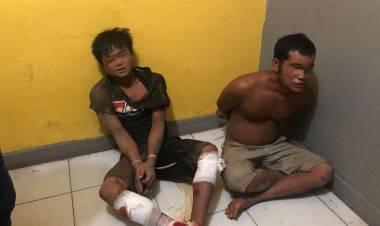 DOR!! Bandar Narkoba Pelaku Penikaman Polisi Merangin Tersungkur