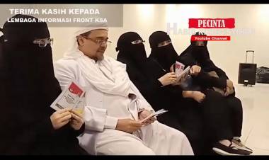 Habib Rizieq Shihab Pamerkan Coblos Pilihannya