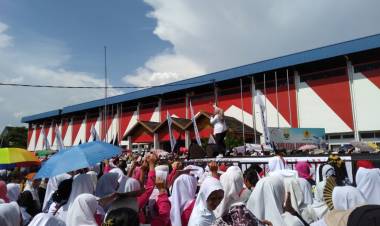 Ribuan Massa Padati Kampanye Akbar Jokowi-Amin di Kota Jambi