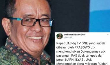 Said Didu Jelaskan Terjadi Peretasan Akun Twitter Miliknya